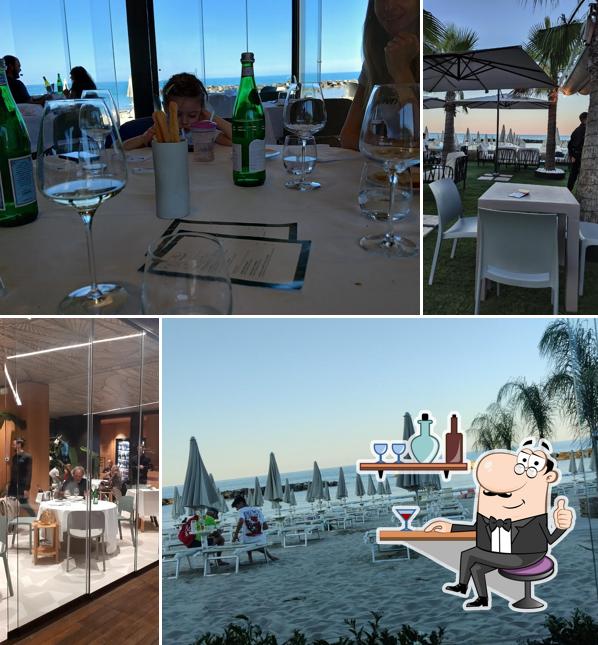 Gli interni di koko beach & restaurant