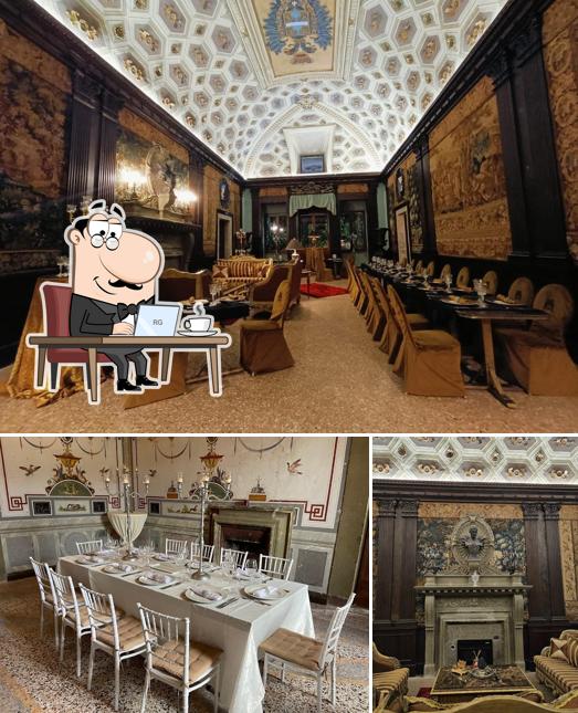 Gli interni di Castello Brancaccio