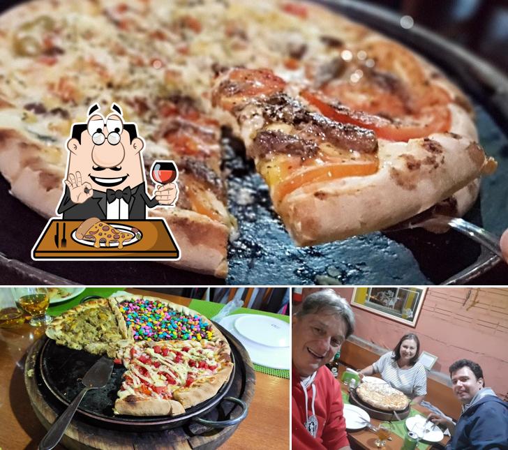 No Gigetto Pizzaria, você pode provar pizza