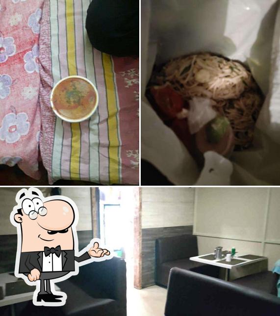 The interior of Madhurima Restaurant