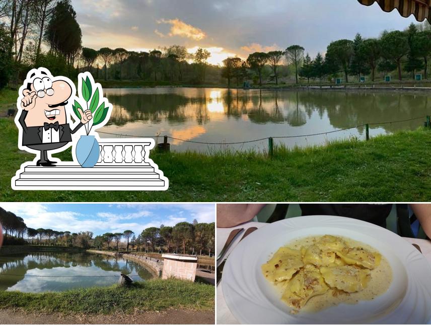 Guarda la immagine che mostra la esterno e cibo di I Due Laghi