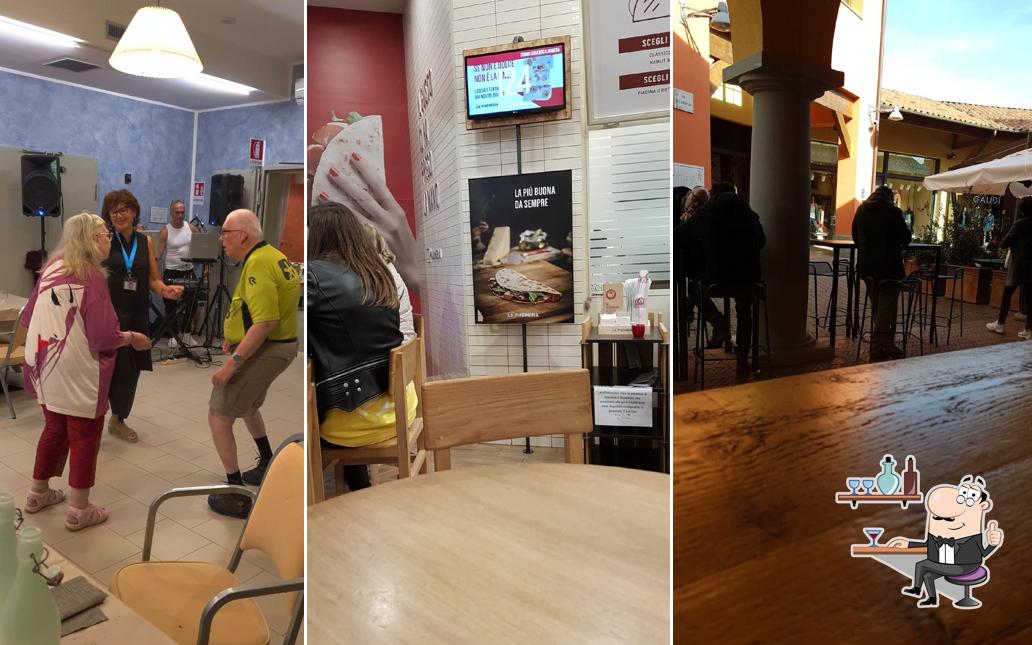 Gli interni di La Piadineria