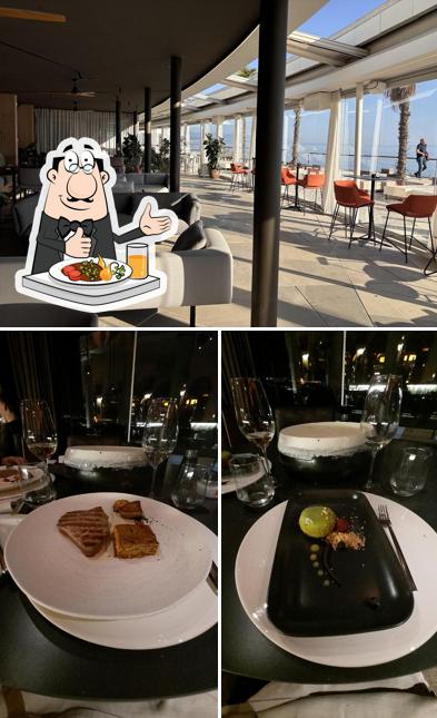 La cibo e interni del ristorante