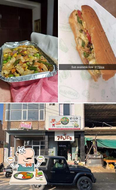 7Slice is distinguished by food and exterior