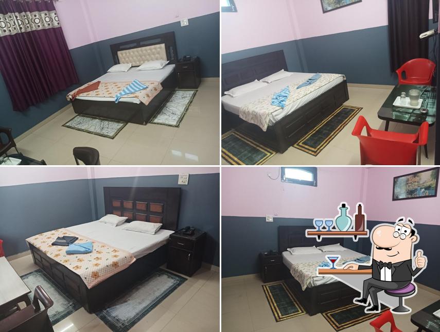 The interior of family restaurant & guest house