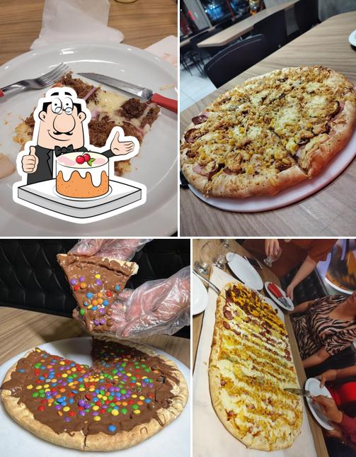 Bolos de cenoura em Garagem Pizzas Express