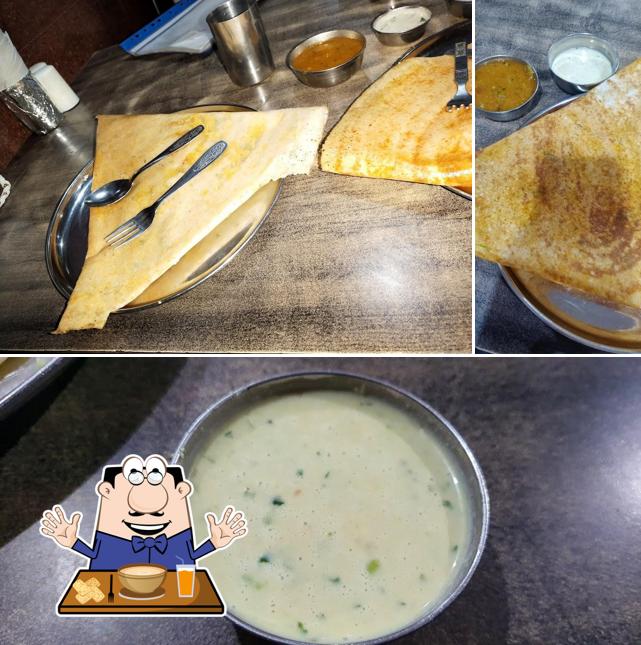 Clam chowder at Madras Hotel