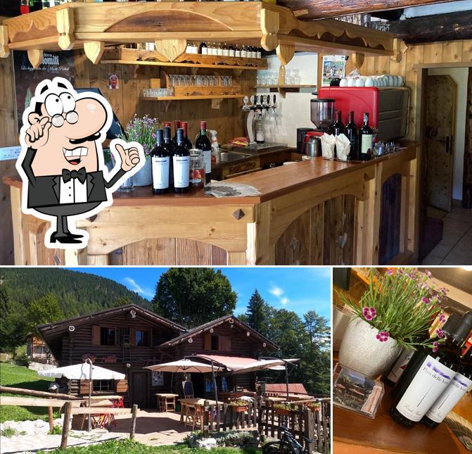 Gli interni di Rifugio Monte Coppolo "Baita Tabià"