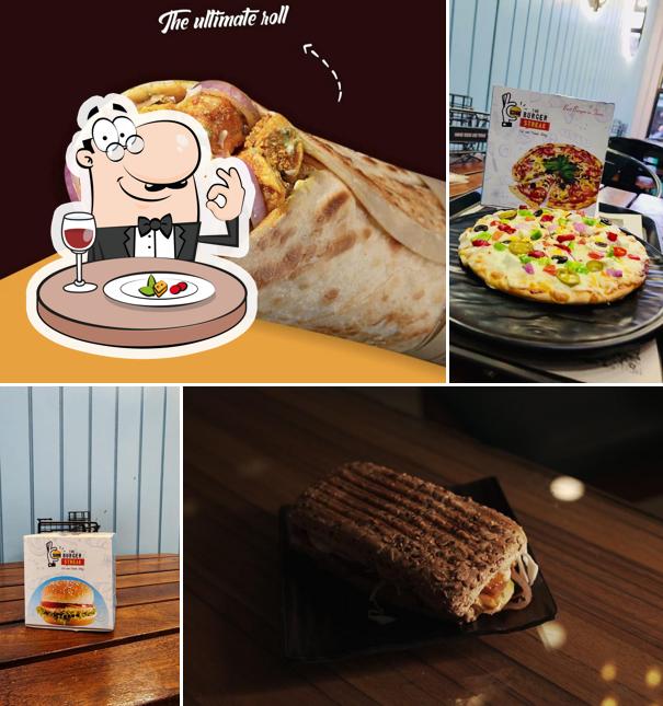 Food at The burger streak