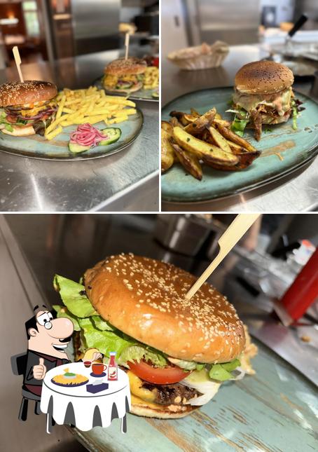 Prova un hamburger a Restaurant & Pizzeria Linde Watt