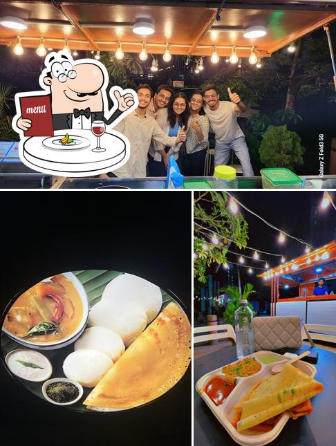Take a look at the picture showing food and beverage at BAITHAK CAFE