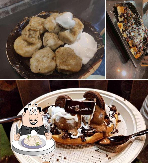 Dumplings at Eat Repeat