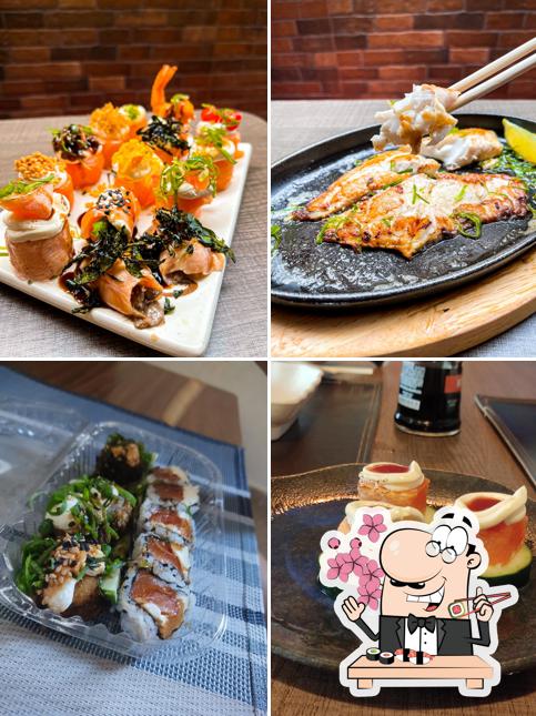 Rolos de sushi são disponibilizados no China Food Limeira