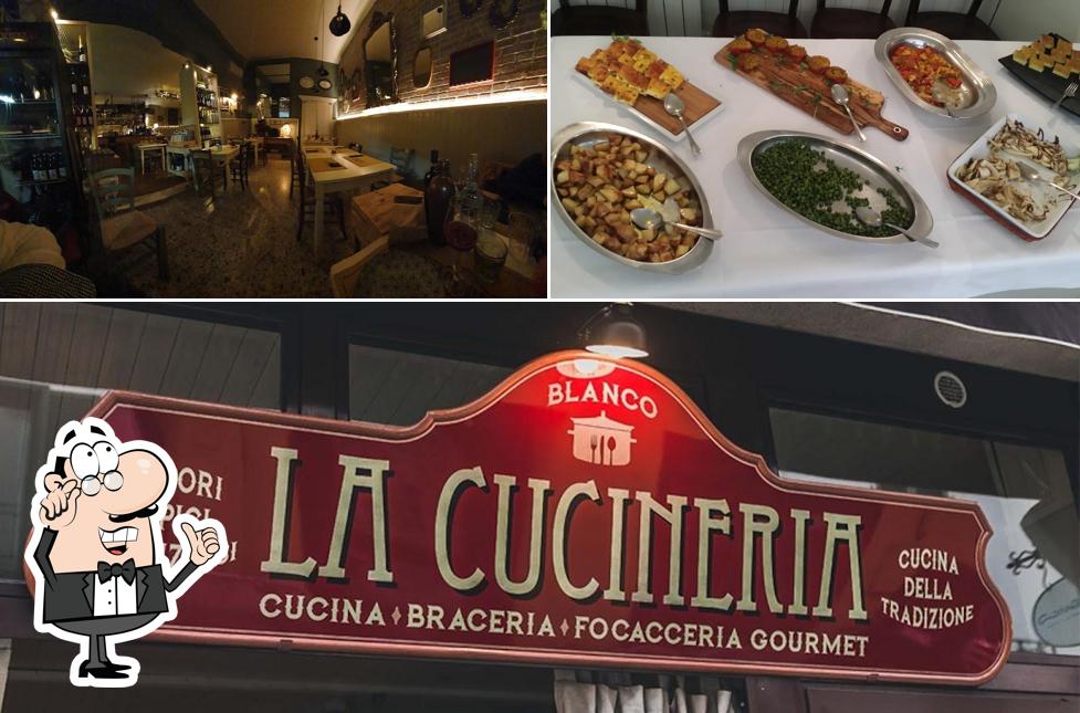 Guarda la foto che mostra la interni e cibo di La Cucineria