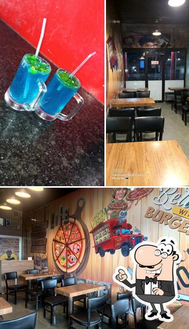 The restaurant's interior and beverage