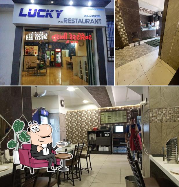 Take a seat at one of the tables at Noorani Restuarant