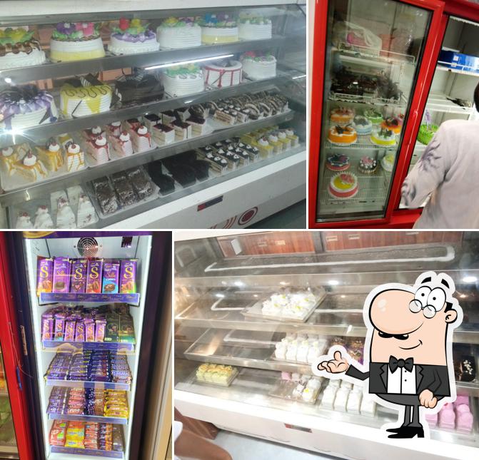 The interior of Purna Bakery