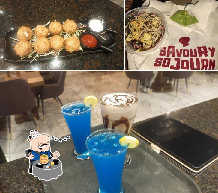 Food at Savoury Sojourn Restaurant