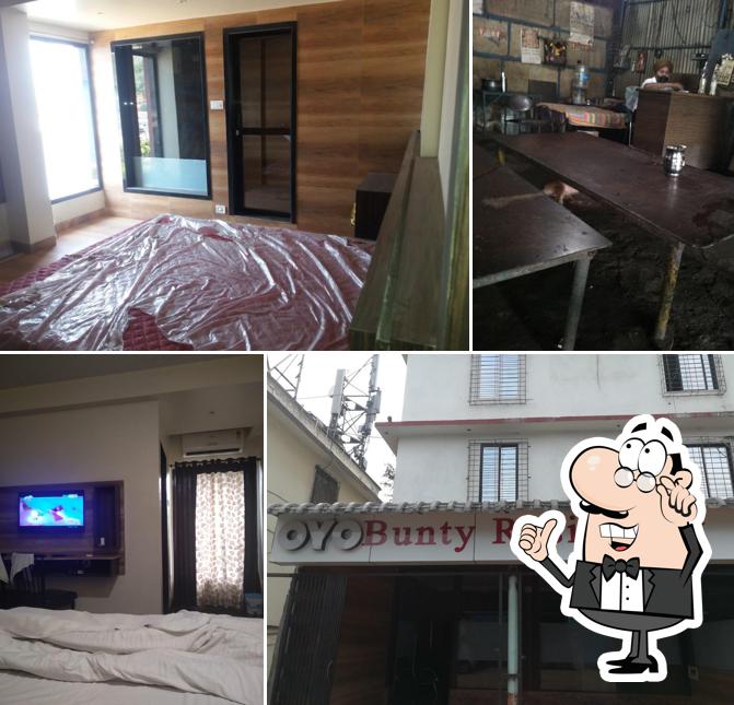 The interior of Bunty hotel