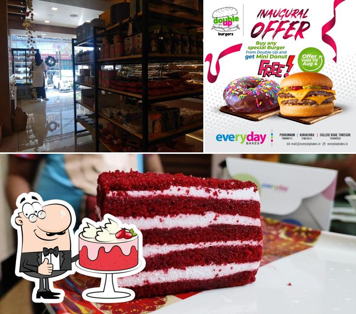 Red velvet cake at Everyday Bakes