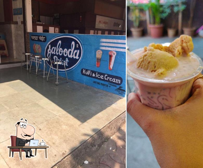 The interior of Falooda Point