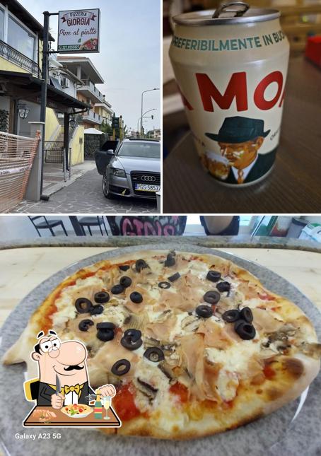 Questa è la foto che raffigura la cibo e esterno di Pizzeria Giorgia
