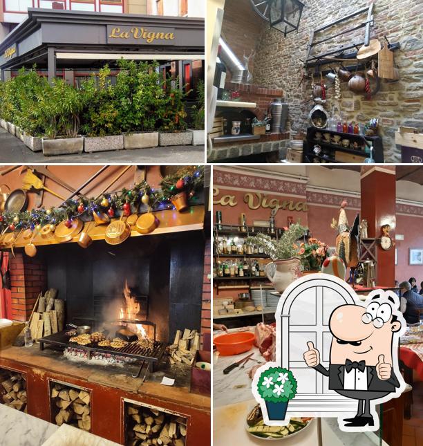 Gli esterni di Trattoria La Vigna