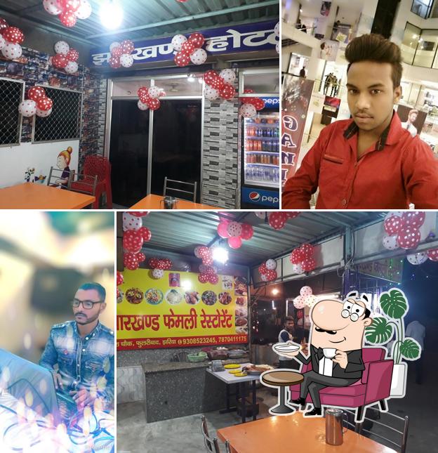 The interior of Jharkhand Hotel
