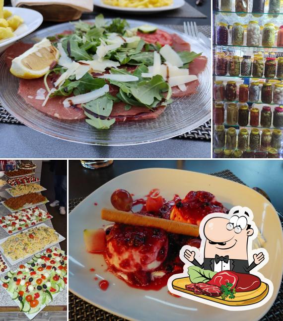 Carpaccio di manzo al Restaurant Pizzeria Sonneck