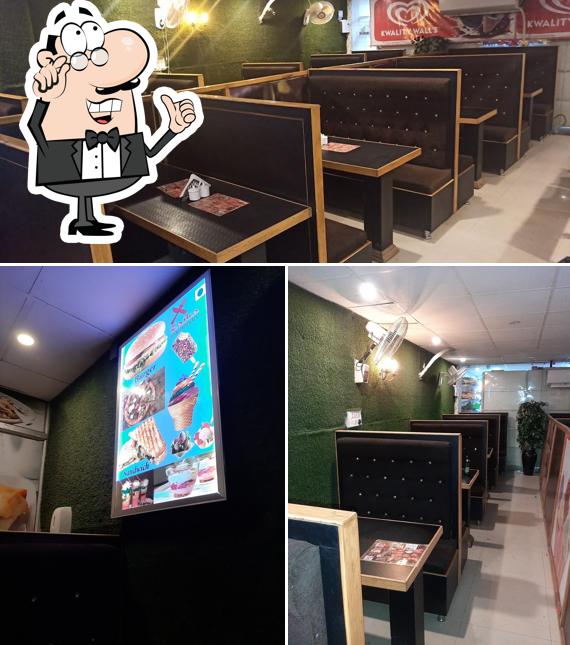 The interior of Zaika Family Restaurant