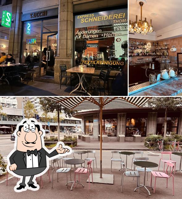 Gli interni di Bar Sacchi