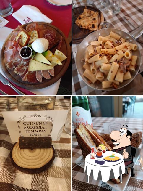 Piatto di formaggi al Osteria dei Bulli