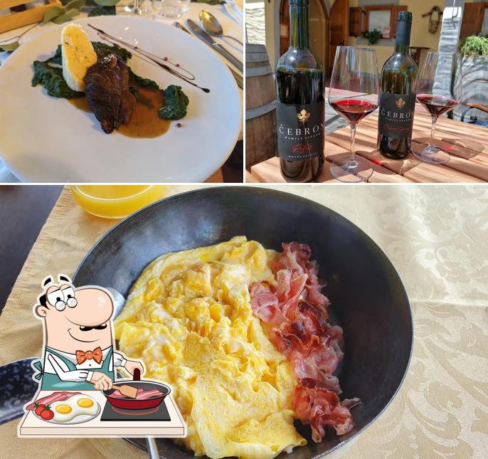 Omelettes al ČEBRON FAMILY ESTATE - Gostilna Rahela RESERVATIONS ONLY
