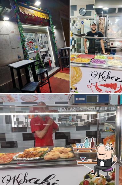 Gli interni di Kebabi Pizza