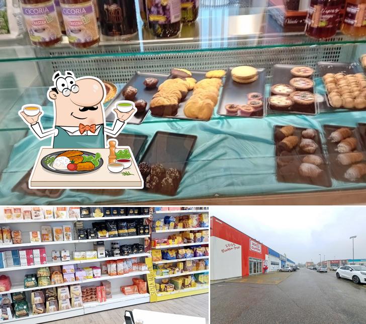 Tra le diverse cose da Zero Glutine Broni si possono trovare la cibo e esterno