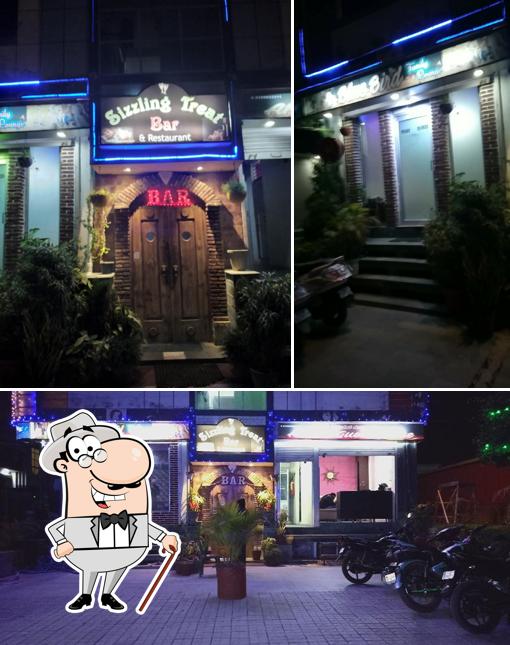 You can get some fresh air at the outside area of Hotel Akshat,Sizzling Treat Bar & Restaurant