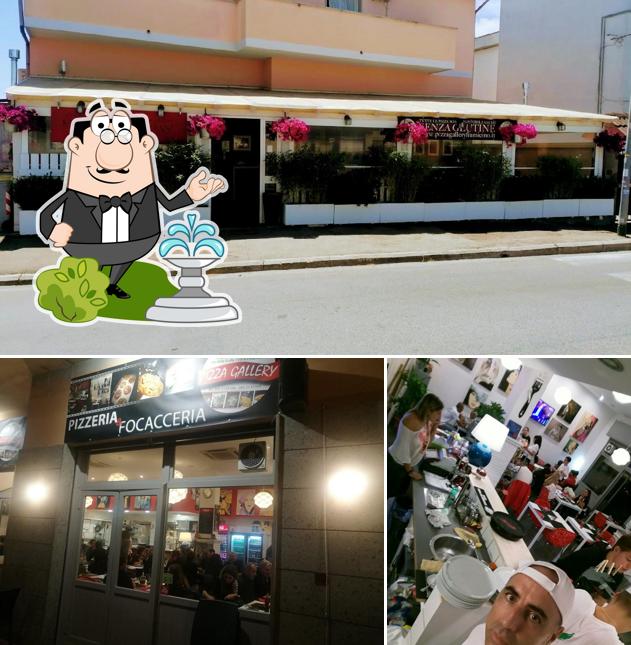Gli esterni di Pizza Gallery