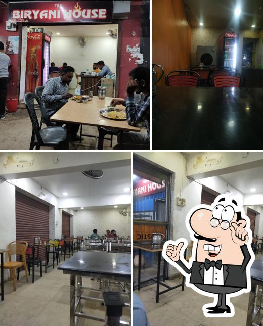 The interior of 786 BIRYANI HOUSE