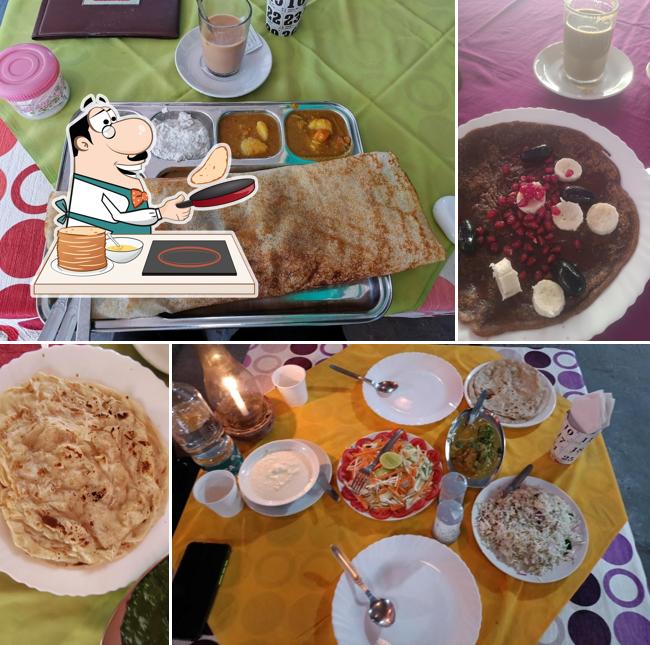 Pancakes at Suprabhatham Pure Vegetarian Restaurant