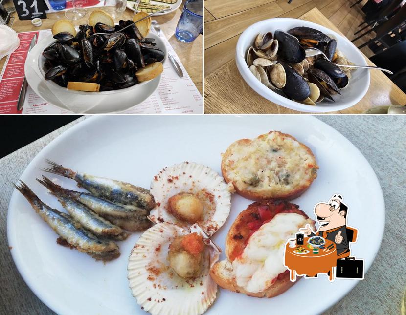 Cozze al Ristorante Cavalieri Spiaggia