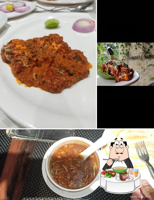 Hot and sour soup at Amantran