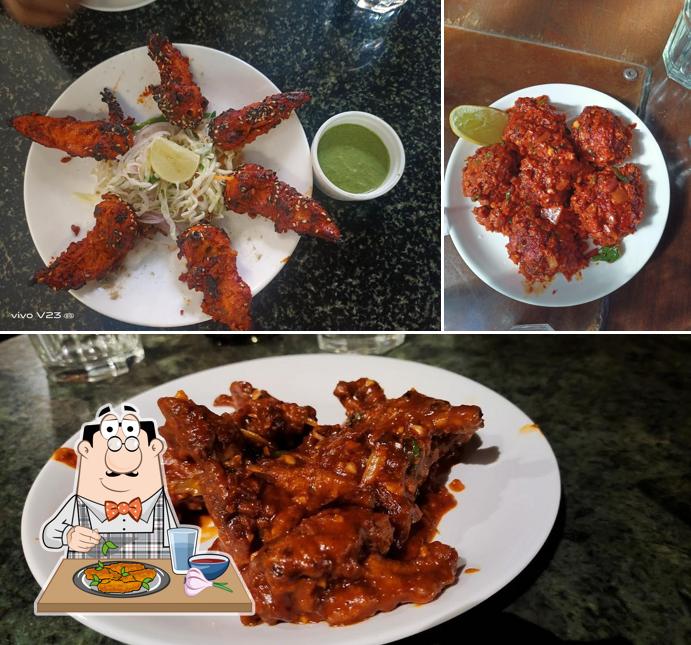 Chicken wings at Dollops