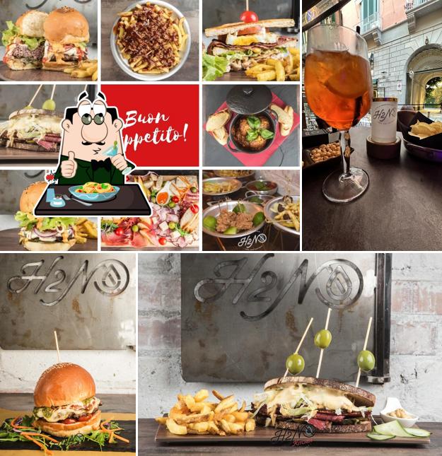 Panino con maiale stirato al H2NO