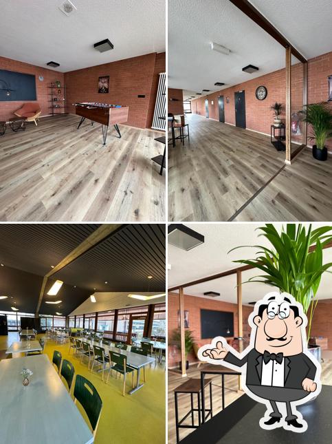 Gli interni di Restaurant Le Pavillon Des Chevrières