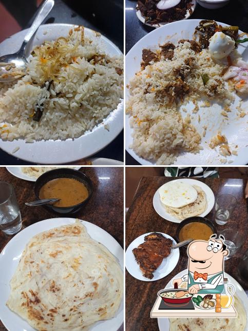 Fried rice at Malabar hotels