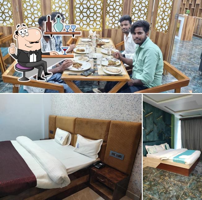 The interior of VRINDA HERITAGE HOTEL & BANQUET HALL