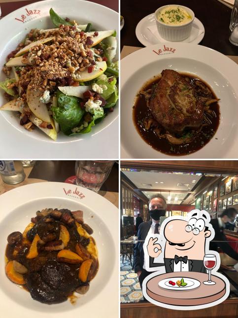 Comida em Le Jazz Brasserie