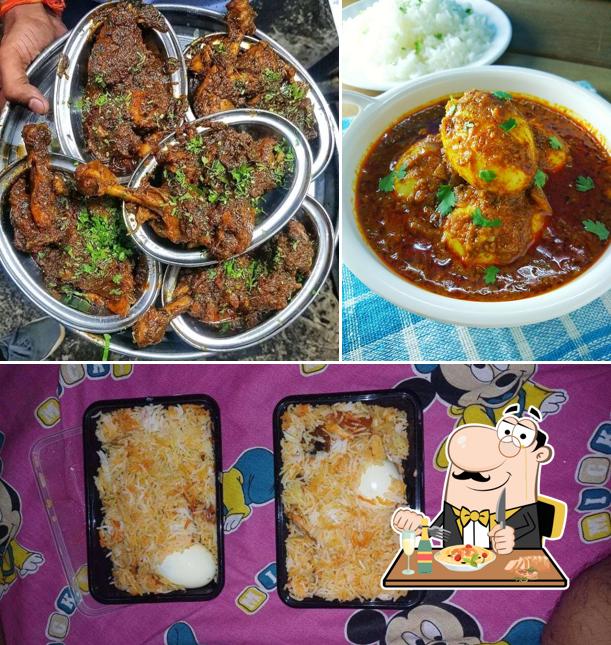 Food at Biryani corner