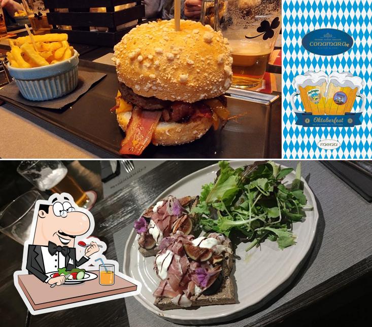 La immagine della cibo e birra di Conamara