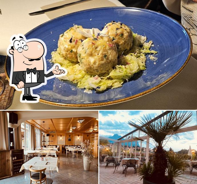 Pizzeria Restaurant Bachler si caratterizza per la interni e cibo